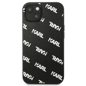 Оригинален гръб KARL LAGERFELD Allover KLHCP13SPULMBK3 - iPhone 13 mini черен - Img 3