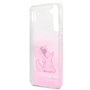 Оригинален гръб KARL LAGERFELD Choupette Eat KLHCS22MCFNRCPI - Samsung Galaxy S22+ розов - Img 7