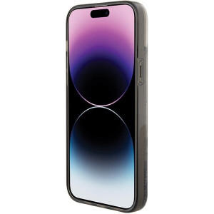 Оригинален гръб KARL LAGERFELD Liquid Glitter Choupette - iPhone 15 Plus прозрачен - Img 5