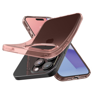 Оригинален гръб SPIGEN Crystal Flex - iPhone 15 Pro Max розов кристал - Img 5