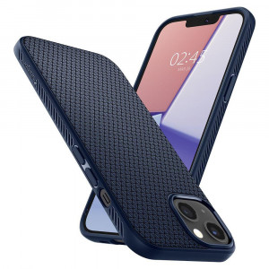 Оригинален гръб SPIGEN Liquid Air - iPhone 13 тъмносин - Img 8