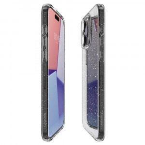 Оригинален гръб SPIGEN Liquid Crystal - iPhone 15 Pro Max прозрачен с блясък - Img 8