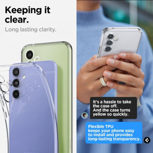 Оригинален гръб SPIGEN Liquid Crystal - Samsung Galaxy A54 5G кристалнопрозрачен - Img 10