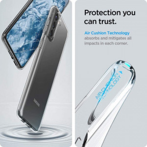 Оригинален гръб SPIGEN Liquid Crystal - Samsung Galaxy S21+ 5G кристалнопрозрачен - Img 10