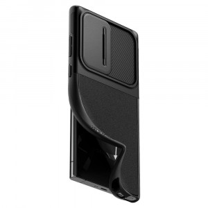 Оригинален гръб SPIGEN Optik Armor - Samsung Galaxy S22 Ultra черен - Img 12