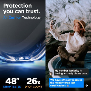 Оригинален гръб SPIGEN Optik Armor - Samsung Galaxy S23 FE черен - Img 14