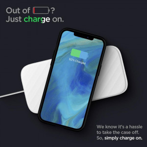 Оригинален гръб SPIGEN Rugged Armor - iPhone 12 / 12 Pro черен мат - Img 18
