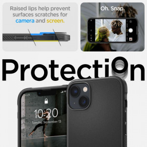 Оригинален гръб SPIGEN Rugged Armor MagSafe - iPhone 14 черен мат - Img 5