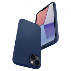 Оригинален гръб SPIGEN Silicone Fit MagSafe - iPhone 14 Plus син - Img 7