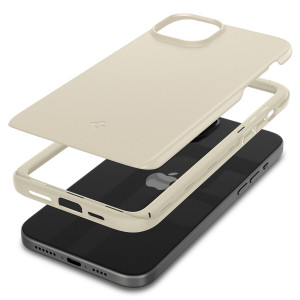 Оригинален гръб SPIGEN Thin Fit - iPhone 15 Plus бежов - Img 11
