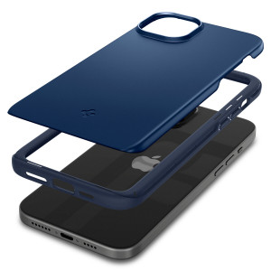 Оригинален гръб SPIGEN Thin Fit - iPhone 15 Plus син - Img 11