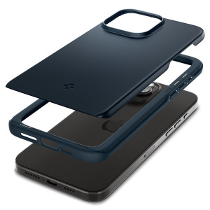 Оригинален гръб SPIGEN Thin Fit - iPhone 15 Pro Max Metal Slate - Img 10