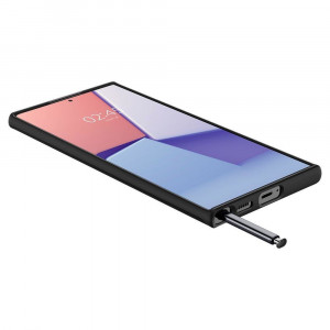 Оригинален гръб SPIGEN Thin Fit - Samsung Galaxy S22 Ultra черен - Img 10