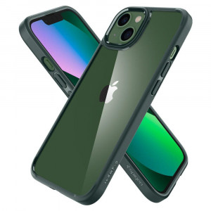 Оригинален гръб SPIGEN Ultra Hybrid - iPhone 13 Midnight Green - Img 7