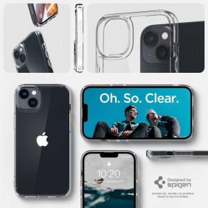 Оригинален гръб SPIGEN Ultra Hybrid - iPhone 14 Plus кристалнопрозрачен - Img 10