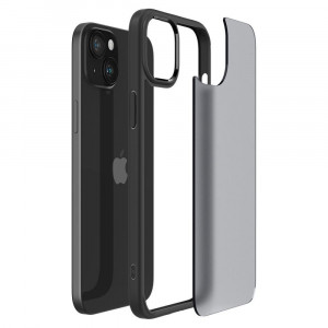 Оригинален гръб SPIGEN Ultra Hybrid - iPhone 15 Frost Black - Img 7