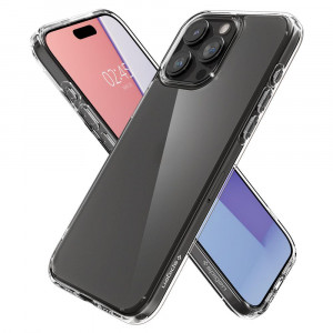 Оригинален гръб SPIGEN Ultra Hybrid - iPhone 15 Pro Frost Clear - Img 7
