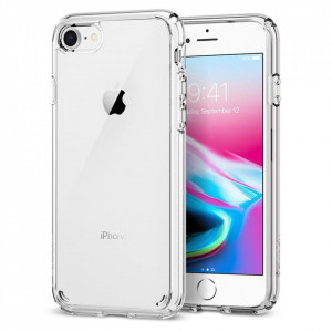 Оригинален гръб SPIGEN Ultra Hybrid - iPhone 7 / 8 кристалнопрозрачен - Img 2