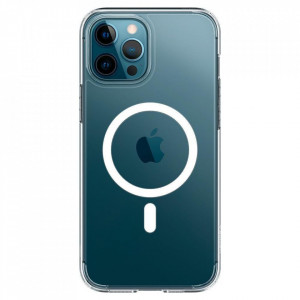 Оригинален гръб SPIGEN Ultra Hybrid MagSafe - iPhone 12 Pro Max бял - Img 4
