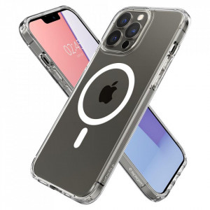 Оригинален гръб SPIGEN Ultra Hybrid MagSafe - iPhone 13 Pro бял - Img 8