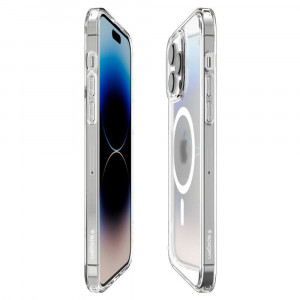 Оригинален гръб SPIGEN Ultra Hybrid MagSafe - iPhone 14 Pro кристалнопрозрачен мат - Img 7