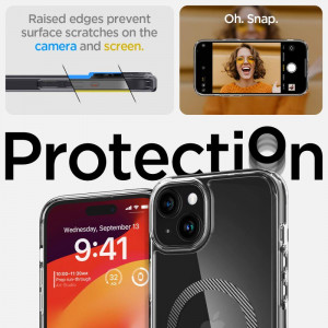 Оригинален гръб SPIGEN Ultra Hybrid MagSafe - iPhone 15 Carbon Fiber - Img 9