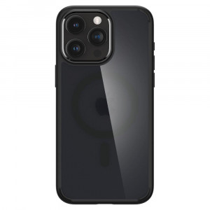 Оригинален гръб SPIGEN Ultra Hybrid MagSafe - iPhone 15 Pro Frost Black - Img 1