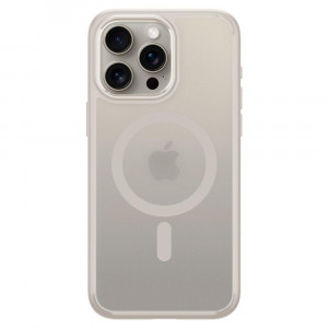Оригинален гръб SPIGEN Ultra Hybrid MagSafe - iPhone 15 Pro matte natural titanium - Img 2