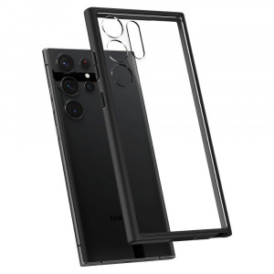 Оригинален гръб SPIGEN Ultra Hybrid - Samsung Galaxy S23 Ultra черен мат - Img 5