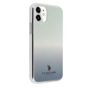 Оригинален гръб US POLO Gradient USHCN61TRDGLB - iPhone 11 син / червен - Img 5