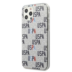 Оригинален гръб US POLO Logo Mania USHCP12MPCUSPA6 - iPhone 12 / 12 Pro бял - Img 2