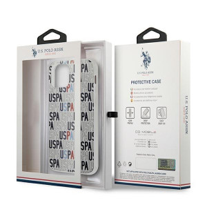 Оригинален гръб US POLO Logo Mania USHCP12SPCUSPA6 - iPhone 12 mini бял - Img 10