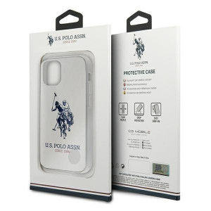 Оригинален гръб US POLO Shiny Big Logo USHCP12STPUHRWH - iPhone 12 mini бял - Img 5
