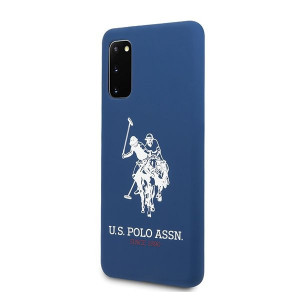 Оригинален гръб US POLO Silicone USHCS62SLHRNV - Samsung Galaxy S20 / S20 5G тъмносив - Img 2