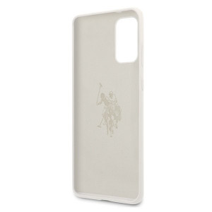 Оригинален гръб US POLO Silicone USHCS67SLHRWH - Samsung Galaxy S20+ / S20+ 5G бял - Img 4