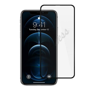 Оригинален закален стъклен протектор GUESS с магическо лого - iPhone 12 Pro Max - Img 3