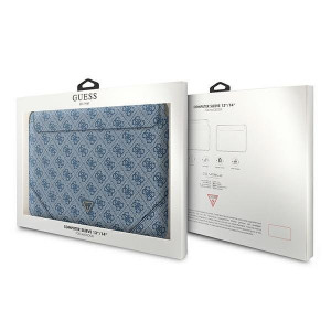 Оригинален калъф за лаптоп GUESS 4G Uptown Triangle Logo GUCS14P4TB 13" / 14" син - Img 4