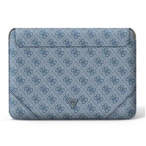 Оригинален калъф за лаптоп GUESS 4G Uptown Triangle Logo GUCS16P4TB 16" син - Img 1