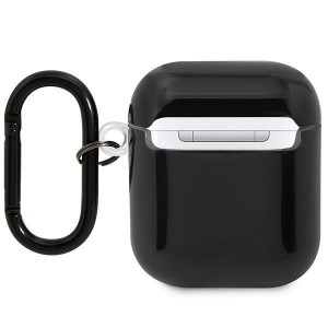 Оригинален калъф за слушалки BMW Multiple Colored Lines BMA222SWTK - AirPods 1 / 2 черен - Img 2