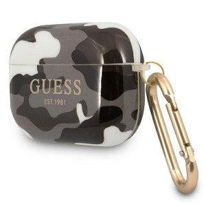 Оригинален калъф за слушалки GUESS Camo GUAPUCAMG - AirPods Pro черен - Img 2