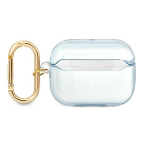 Оригинален калъф за слушалки GUESS Strap GUAPHHTSB - AirPods Pro син - Img 2