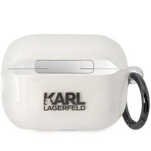 Оригинален калъф за слушалки Karl LAGERFELD Ikonik Karl KLAP2HNIKTCT - AirPods Pro 2 прозрачен - Img 2
