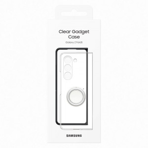 Оригинален калъф с държач SAMSUNG Silicone Gadget - Samsung Galaxy Z Fold5 прозрачен - Img 6