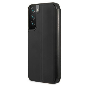 Оригинален калъф тип книга BMW M Collection Triangles BMBKS22MPUCARTCBK - Samsung Galaxy S22+ черен - Img 5