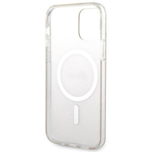 Оригинален комплект GUESS 4G Print (гръб + зарядно) MagSafe GUBPP12MH4EACSW - iPhone 12 / 12 Pro кафяв - Img 7