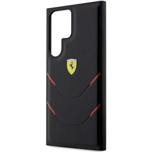 Оригинален твърд гръб FERRARI Hot Stamp Lines FEHCS23LPBAK - Samsung Galaxy S23 Ultra черен - Img 6