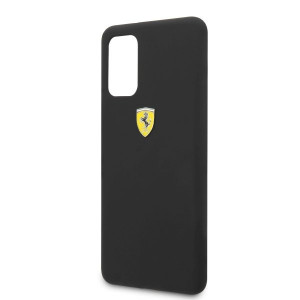 Оригинален твърд гръб FERRARI Silicone FESSIHCS67BK - Samsung Galaxy S20+ / S20+ 5G черен - Img 5