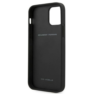 Оригинален твърд гръб FERRARI Track Carbon Stripe FESAXHCP12LRE - iPhone 12 Pro Max червен - Img 7