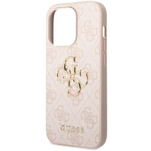 Оригинален твърд гръб GUESS 4G Big Metal Logo GUHCP15X4GMGPI - iPhone 15 Pro Max розов - Img 6