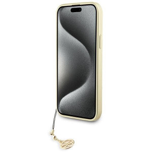 Оригинален твърд гръб GUESS 4G Charms GUHCP15MGF4GBR - iPhone 15 Plus кафяв - Img 5